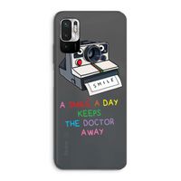 Smile: Xiaomi Redmi Note 10 5G Transparant Hoesje Smile: Xiaomi Redmi Note 10 5G Transparant Hoesje