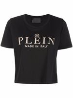 Philipp Plein t-shirt Iconic Plein crop - Noir