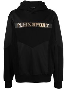 Plein Sport hoodie à logo embossé - Noir