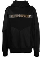 Plein Sport hoodie à logo embossé - Noir - thumbnail