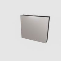 Spiegelkast BWS Cube 80x70x16 cm Mat Zwart Urban