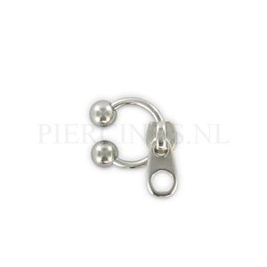 Circulair barbell 1.2 mm rits