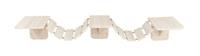 Trixie klim / klauterladder wand wit