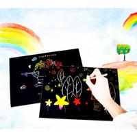20 stuks DIY handgemaakte creatieve Scratch schilderij kunst papier kinderen educatief speelgoed