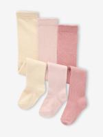 3 paar tricot maillots voor baby's ecru