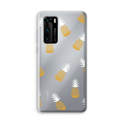 Ananasjes: Huawei P40 Transparant Hoesje