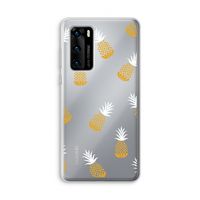 Ananasjes: Huawei P40 Transparant Hoesje