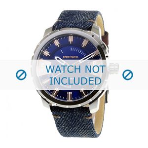Diesel horlogeband DZ1722 Textiel Blauw 20mm