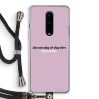 gij beslist: OnePlus 8 Transparant Hoesje met koord
