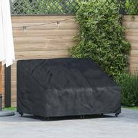 Tuinbankhoes Zwart 130 x 95 x 40 / 80 cm 600D stof