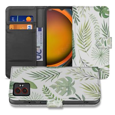 Bladeren Lichtgroen Samsung Galaxy Xcover 7 Pro | Bookcase Hoesje