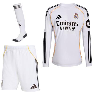 adidas Real Madrid Thuistenue Lange Mouwen 2025-2026