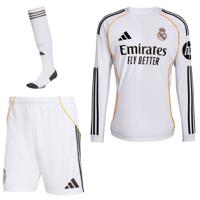 adidas Real Madrid Thuistenue Lange Mouwen 2025-2026