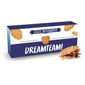 Jules Destrooper Natuurboterwafels - "Dreamteam!" - 100g x 2