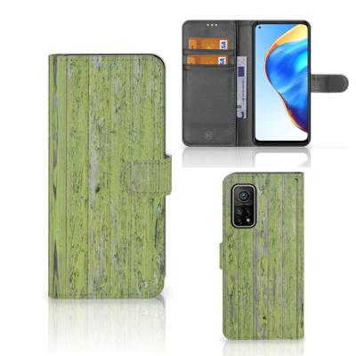 Xiaomi Mi 10T Pro | Mi 10T | Book Style Case | Green Wood