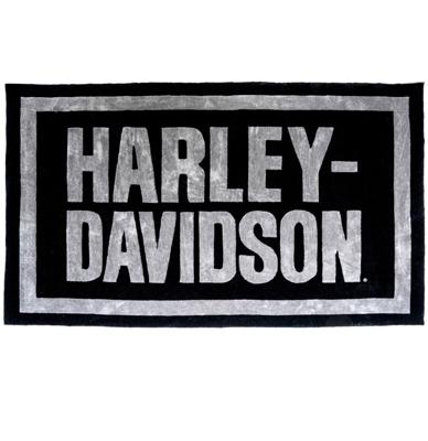 Harley-Davidson Bar Font Groot Vloerkleed - 2.4 x 1.5m Harley-Davidson Bar Font Groot Vloerkleed - 2.4 x 1.5m