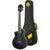 Ortega TourPlayer Series RTPS-U-SBK-L linkshandige elektrische tenor ukelele met gigbag