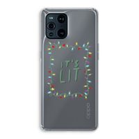 It's Lit: Oppo Find X3 Pro Transparant Hoesje