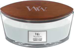 WW Lavender & Cedar Ellipse Candle - WoodWick