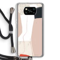 Lava: Xiaomi Poco X3 NFC Transparant Hoesje met koord