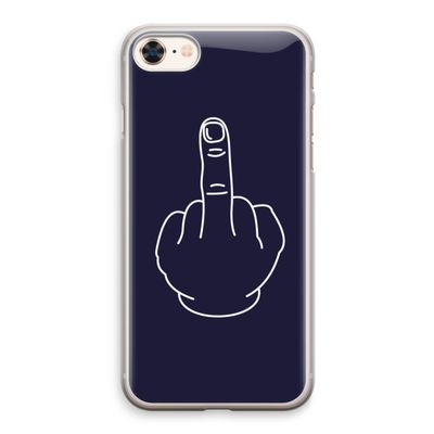 F**k U: iPhone 8 Transparant Hoesje