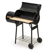 Viking Choice  Barbecue & smoker in-1 -op wielen - 103x63x114 cm - thumbnail