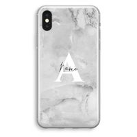 Ivory Marble: iPhone XS Transparant Hoesje