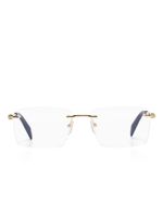 Chopard Eyewear lunettes de vue VCHG18 à logo gravé - Or