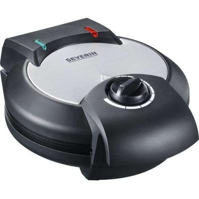 SEVERIN WA2103 Ruimtebesparend wafelijzer 5 delen - originele hartvorm - regelbare thermostaat - antiaanbaklaag - zwart / roestvrij staal