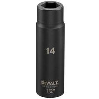 DeWalt Accessoires Impact dop 14mm 1/2" (Lang - 78mm) - DT7548-QZ