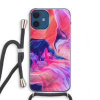 Earth And Ocean: iPhone 12 mini Transparant Hoesje met koord