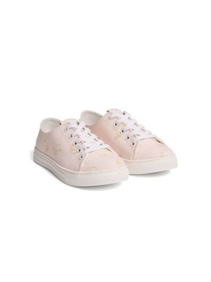 Bonpoint baskets en toile Basket Fei - Rose