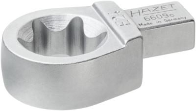 HAZET Insteekringsleutel 6609C-E24 · 9 x 12 mm insteekvierkant massief · Buiten-TORX®-profiel · SW E24