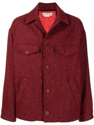 Marni veste à poches poitrine - Rouge