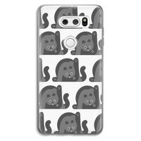 Cats: LG V30 Transparant Hoesje