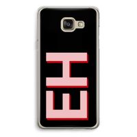 Monogram: Samsung Galaxy A5 (2016) Transparant Hoesje
