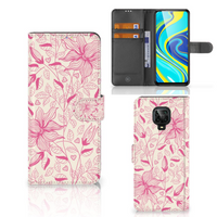 Xiaomi Redmi Note 9 Pro | Note 9S Hoesje Pink Flowers