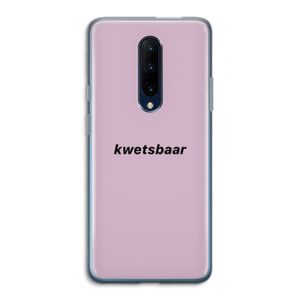 kwetsbaar: OnePlus 7 Pro Transparant Hoesje