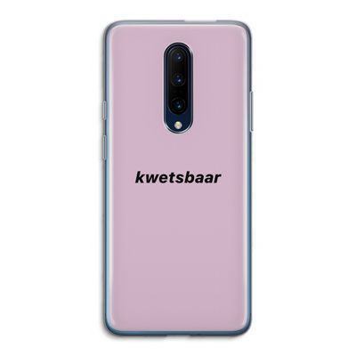 kwetsbaar: OnePlus 7 Pro Transparant Hoesje