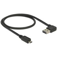 DeLOCK EASY-USB-A 2.0 male > EASY-USB Micro-USB-B 2.0 male kabel 0,5 meter - thumbnail