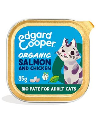 Cat adult pate organic turkey 85g - Edgard en cooper