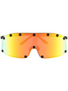 Rick Owens lunettes de soleil à verres teintés - Noir