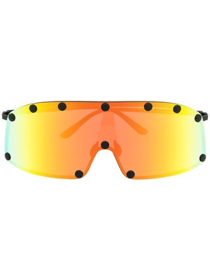Rick Owens lunettes de soleil à verres teintés - Noir