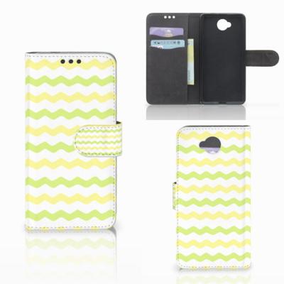 Microsoft Lumia 650 | Telefoon Hoesje | Waves Yellow