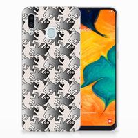 Samsung Galaxy A30 TPU Hoesje Salamander Grey