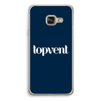 Topvent Navy: Samsung Galaxy A3 (2016) Transparant Hoesje