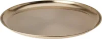 Decoratiebord ijzer rond 39x2.5cm goud