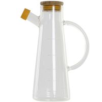 Glazen azijn/olie fles met schenktuit 500 ml