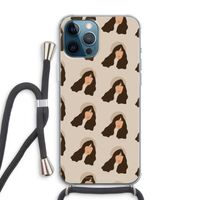 Bonjour mon amour: iPhone 12 Pro Max Transparant Hoesje met koord
