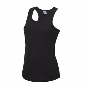 Zwart sport singlet voor dames